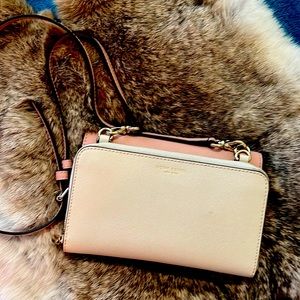 Henri Bendel double wallet cross body